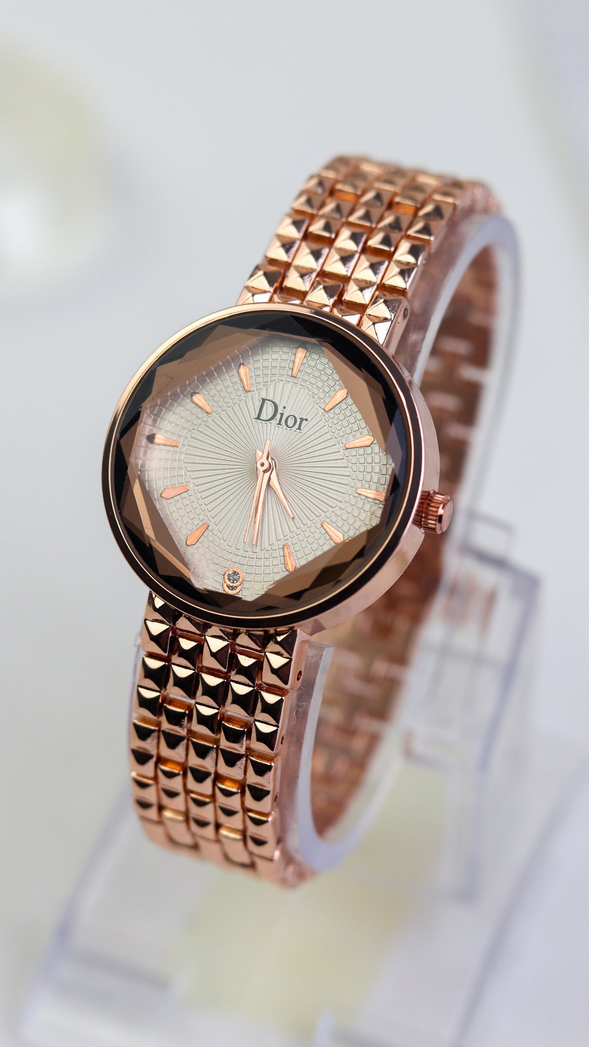 Dior Crystal Bloom Watch Women Watch - Rose Gold