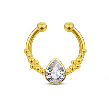One Diamond Nose Ring for Women | Elegant Nose Pin Pakistan