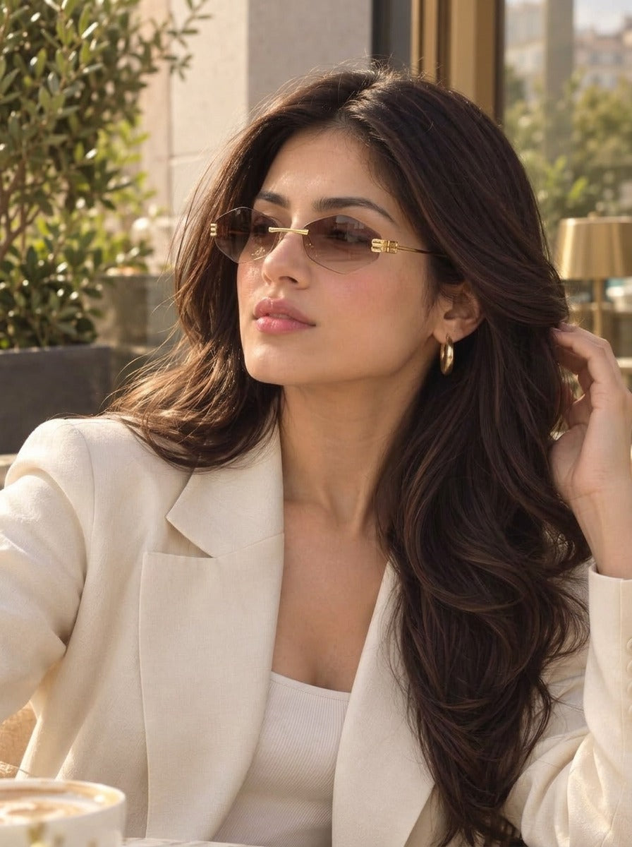 Valentina Gold Sunglasses