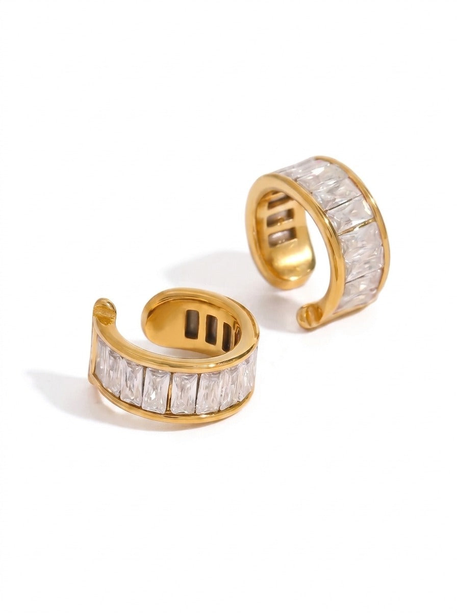 Crystal Cuff Earrings | Sparkling Earrings Pakistan