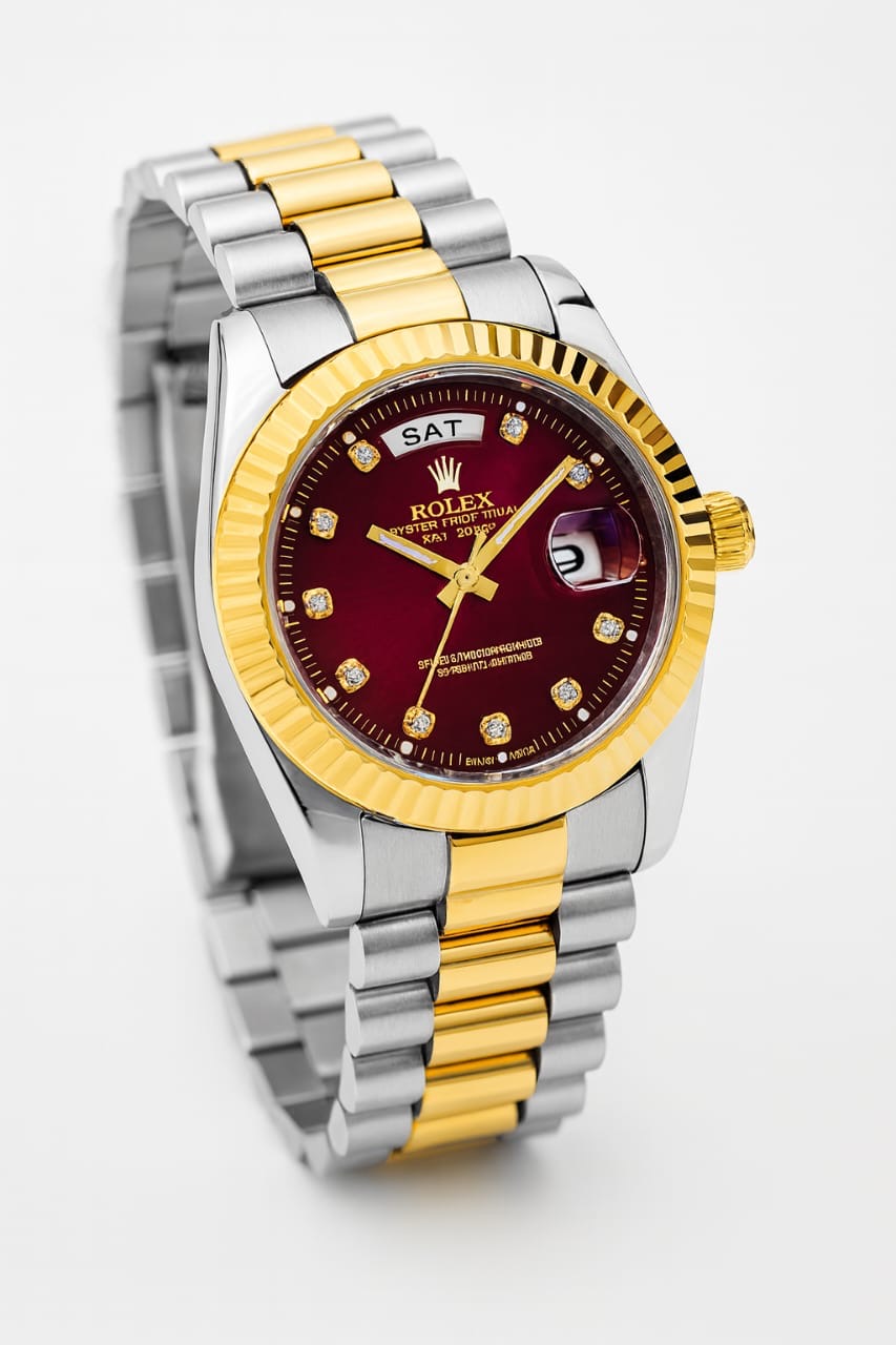 Ro-lex Red Fusion Watch