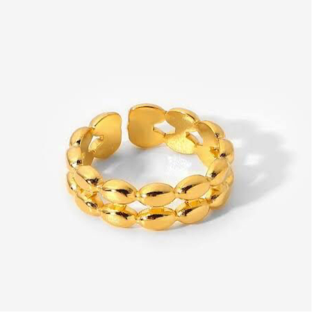 Oval Bead Ring