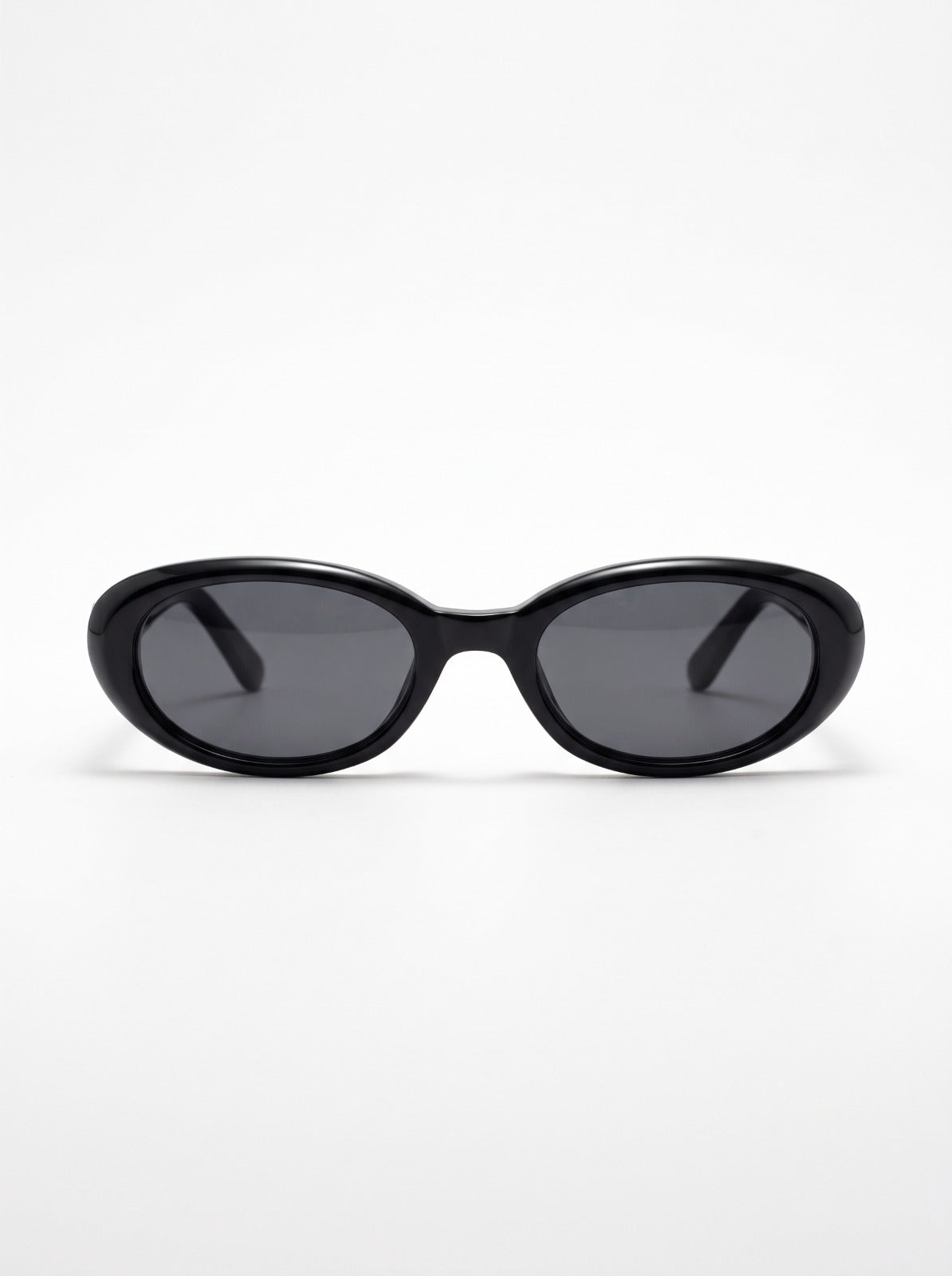 Monelle Black Oval Sunglasses