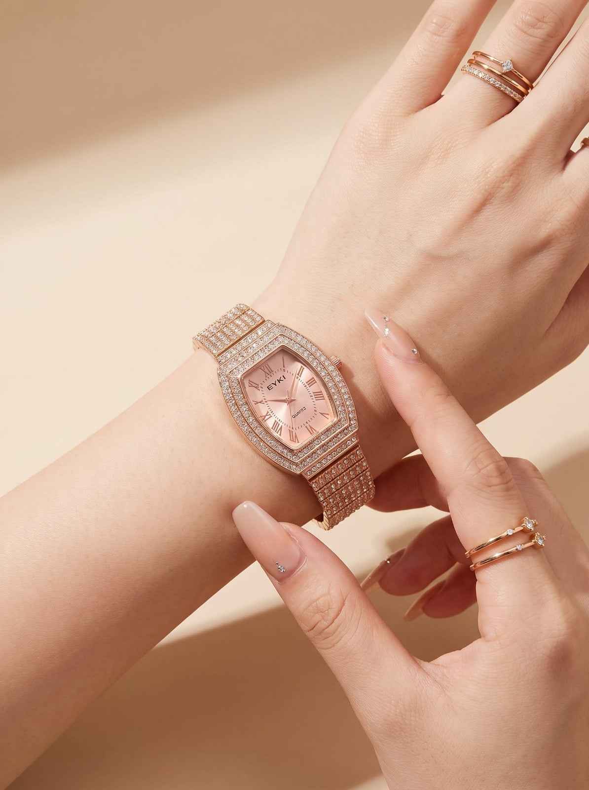 Eyki Rose Gold Women Watch