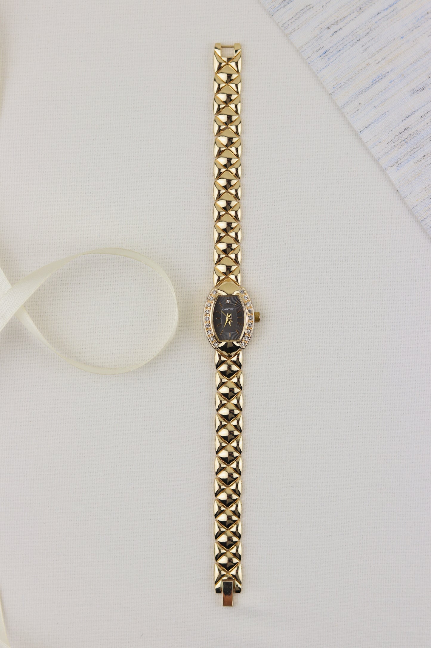 Cartier Black Diamond Elegance Watch