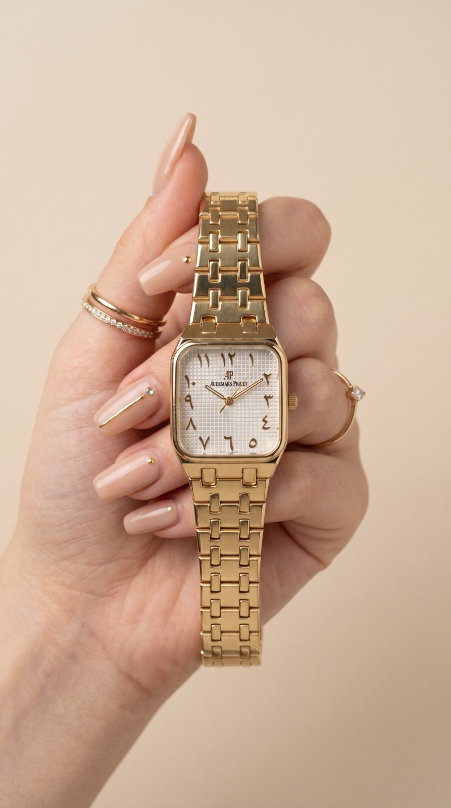 AP Arabic Golden Women Watch