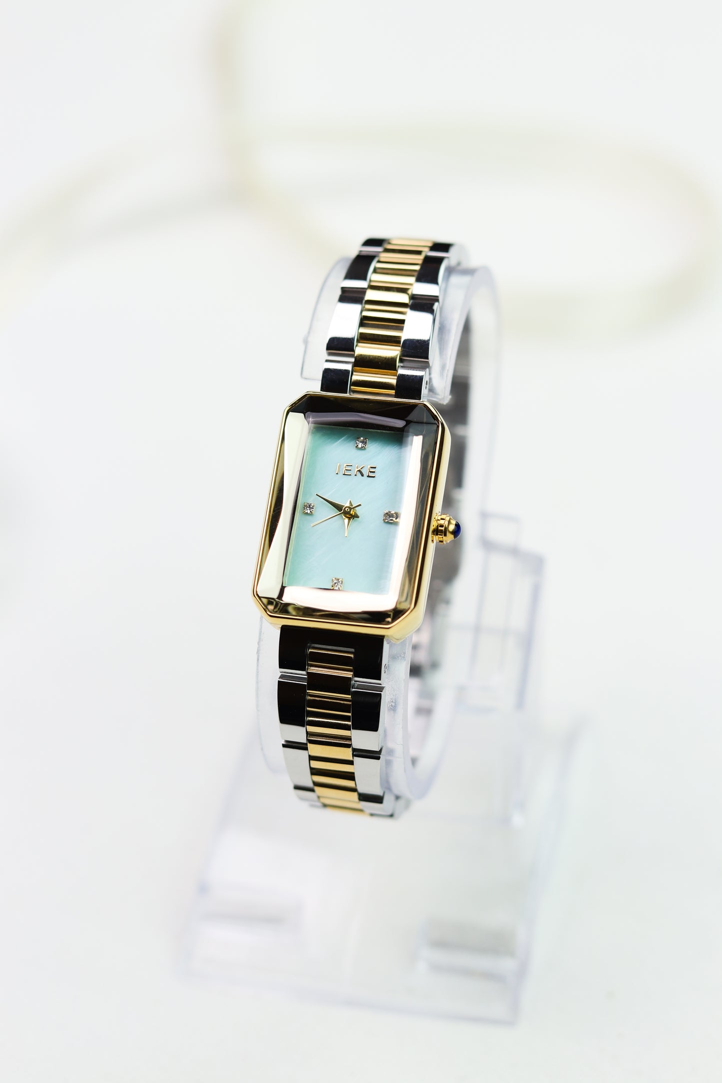 IEKI Stellar Rectangle Two-Tone Women Watch