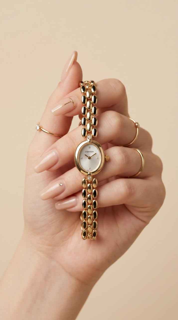 Cartier Golden Cocktail Women Watch