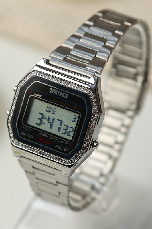 SKMEI Vintage - Silver Watch