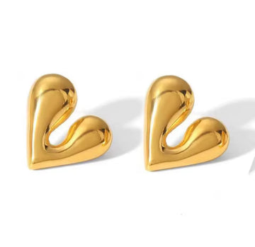 Irregular Heart Earrings