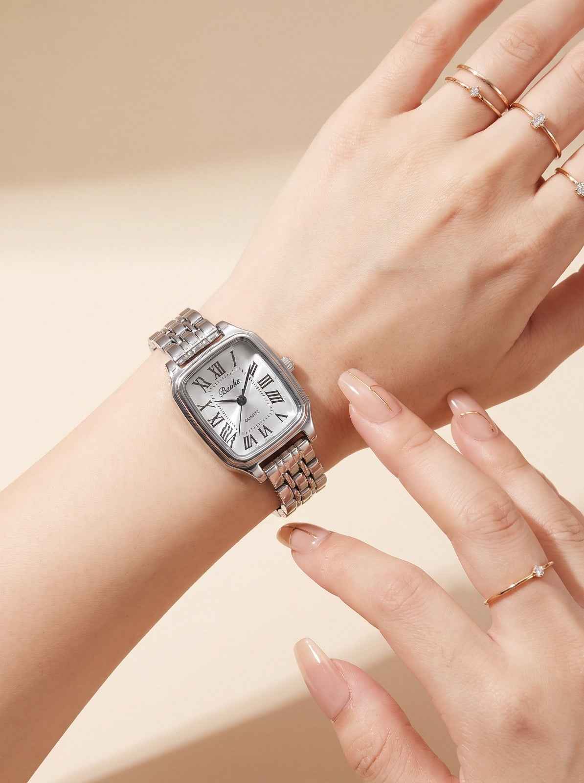 Baoke Classic Silver Women Watch