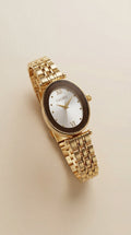 Glory Oval Women Watch - Golden