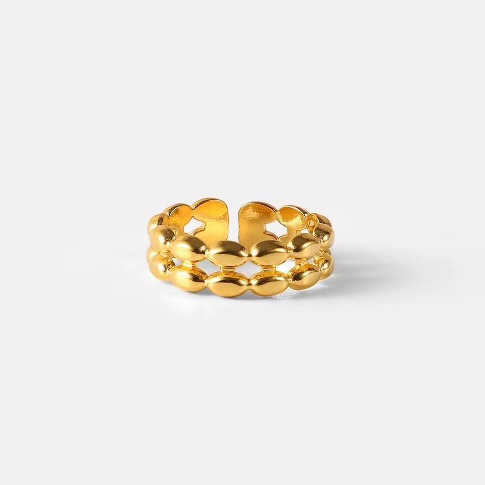 Oval Bead Ring