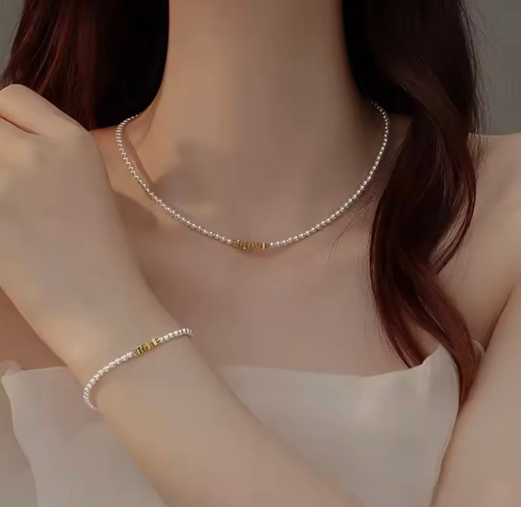 Mini Pearl Strand Necklace