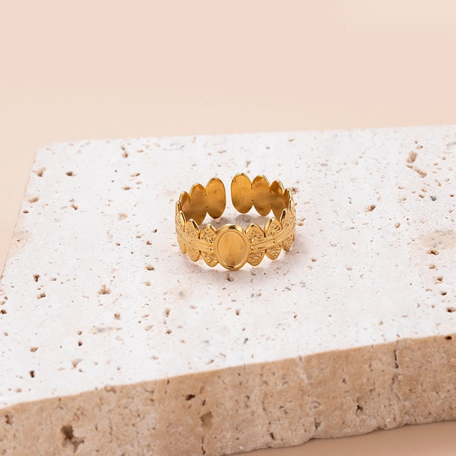 Vintage Leaf Ring