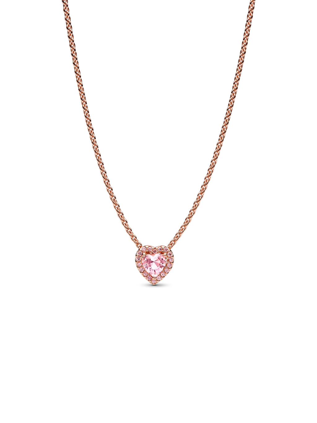 Pink Heart collier Necklace