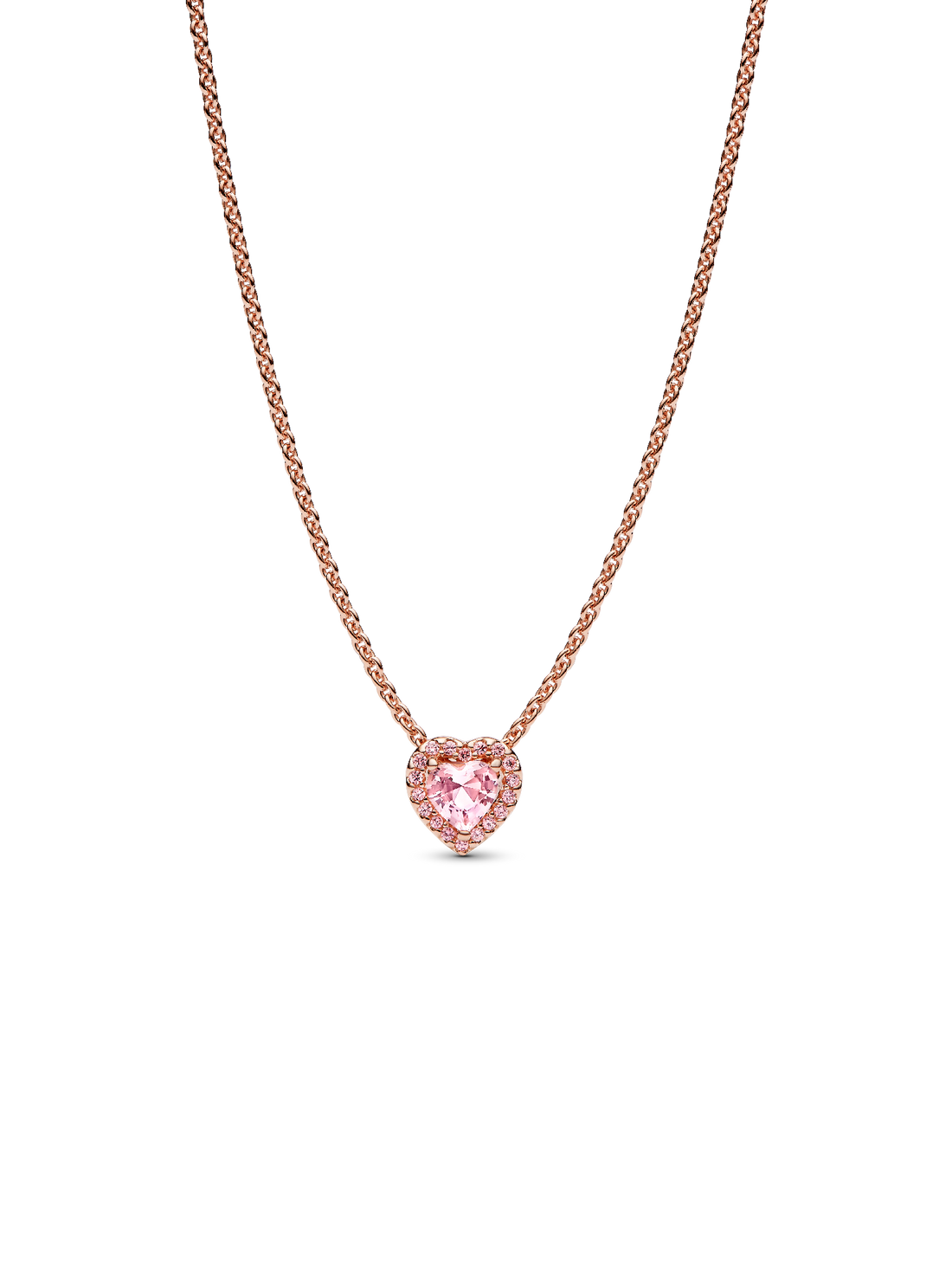 Pink Heart collier Necklace