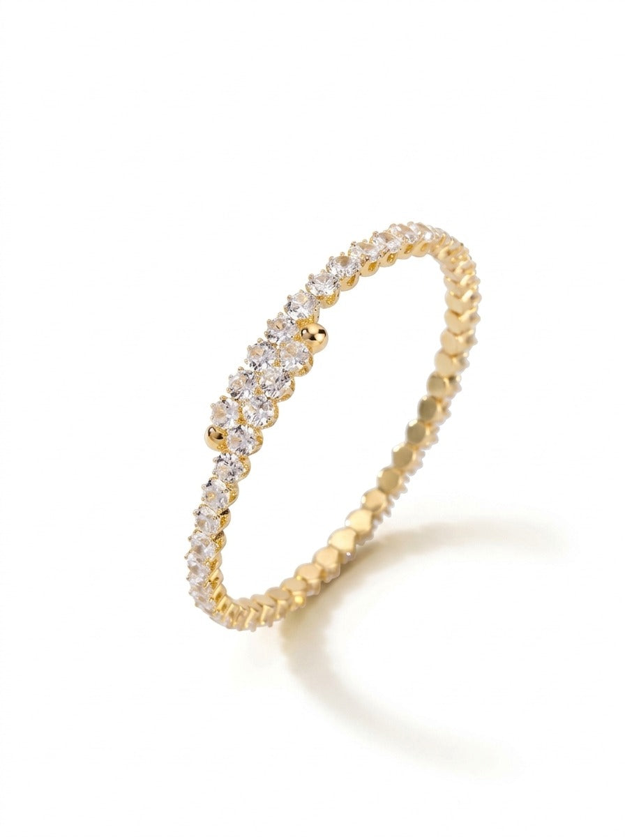 Crown Round Bangle