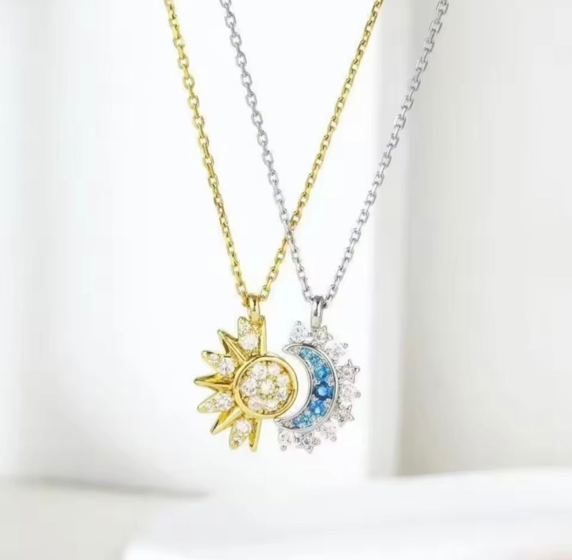 Sun & Soul Necklace – 18K Gold Plated Stainless Steel Necklace Pakistan