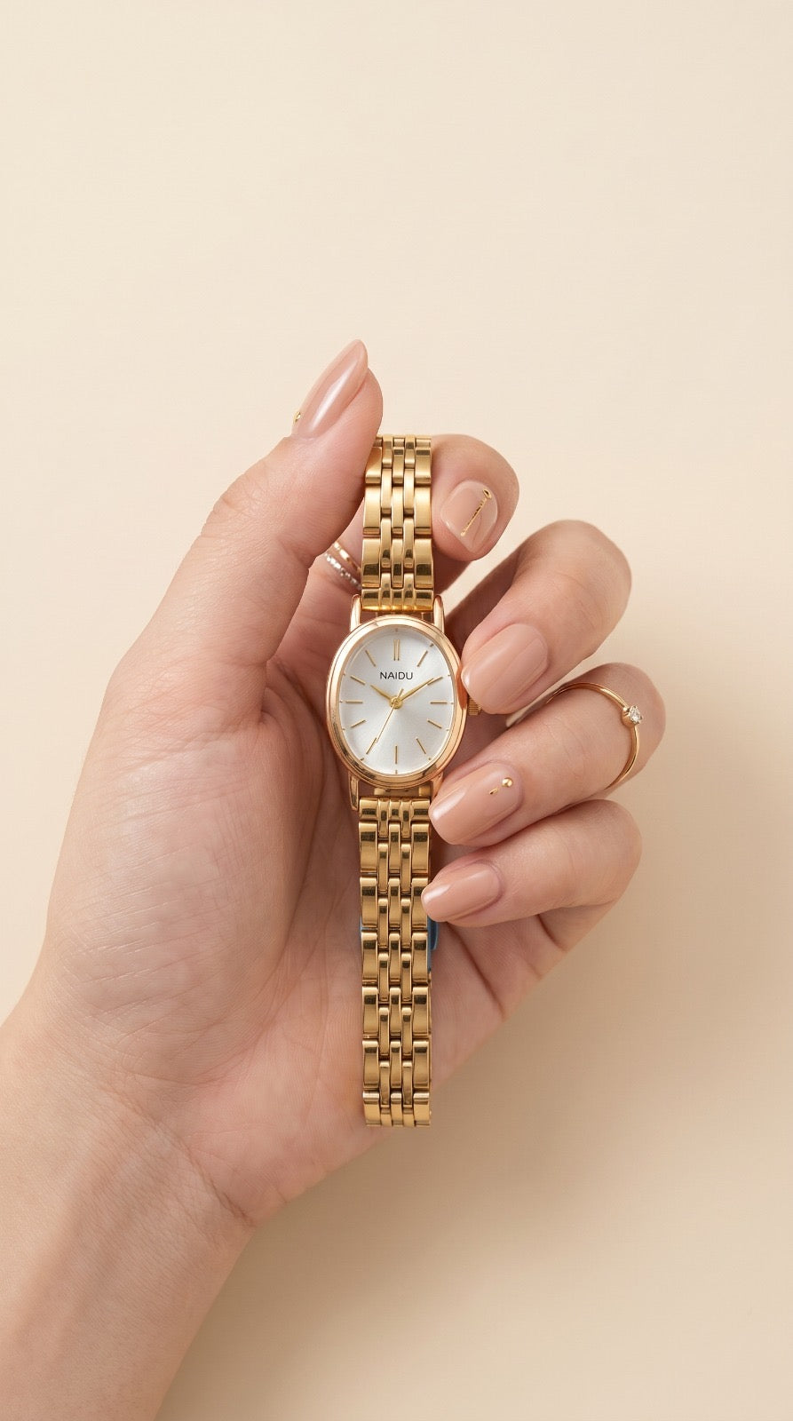 Naidu Aurelia Oval Women Watch | Elegant Oval Dial Watch Pakistan