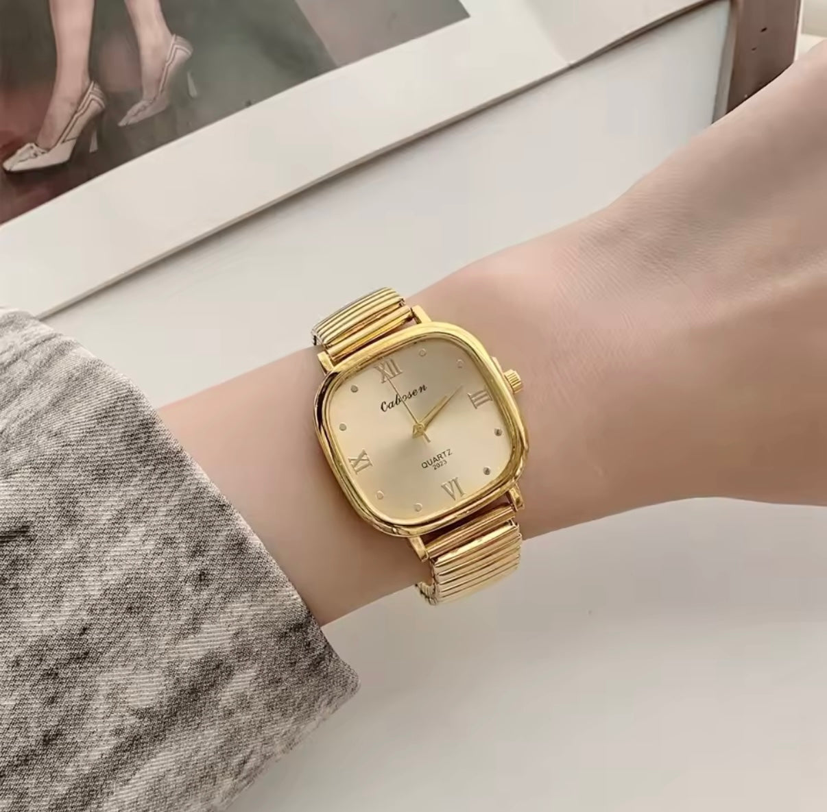 Cabosen Goldline Recta Women watch