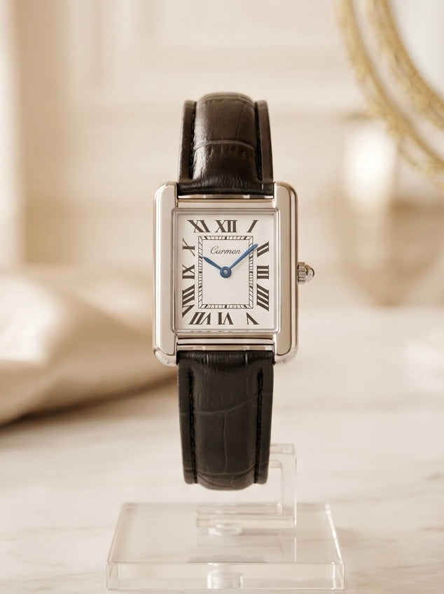 The Heritage Tank Women Strap Watch