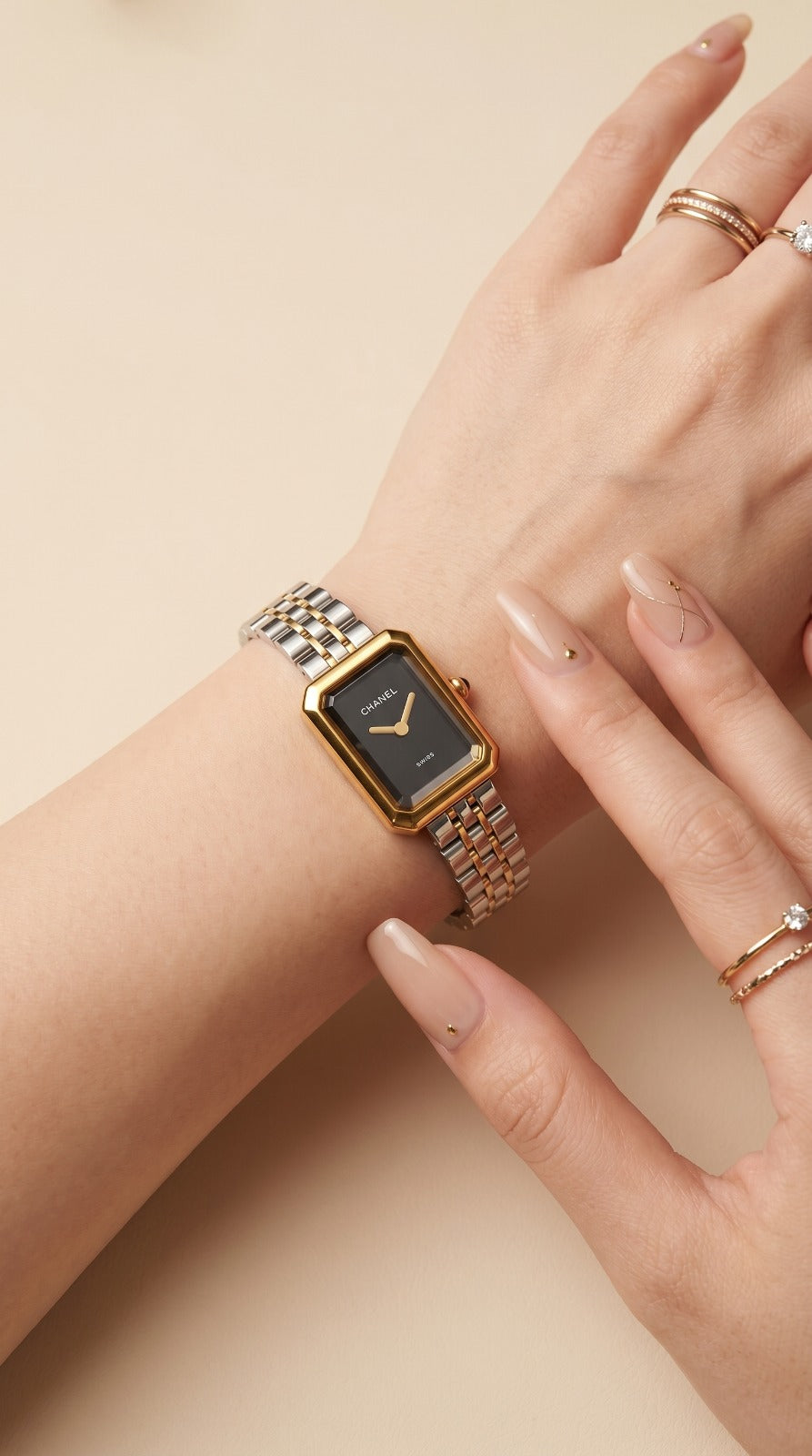 Chanel Iconic Women Watch - Black Dial