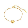 Dainty Gold Heart Bracelet