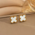 White Clover Earrings