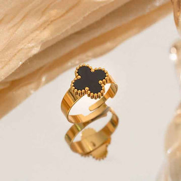 Black Clover Adjustable Ring