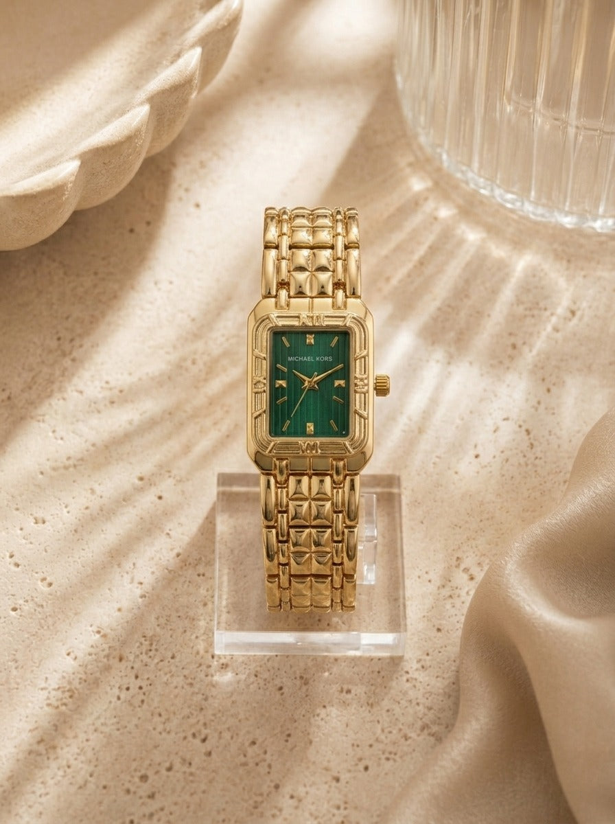 Mk Golden - Green Dial Women Watch