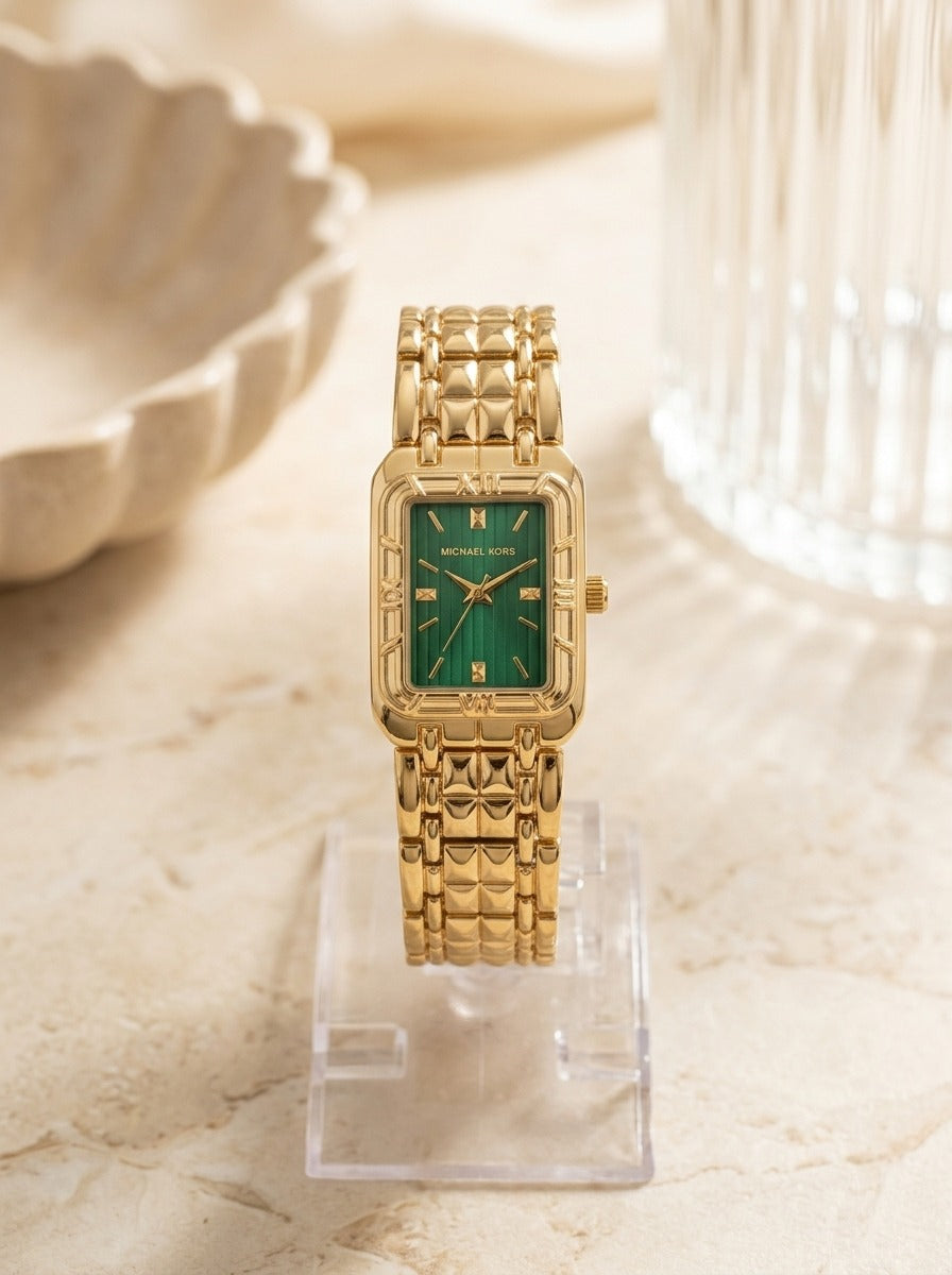 Mk Golden - Green Dial Women Watch