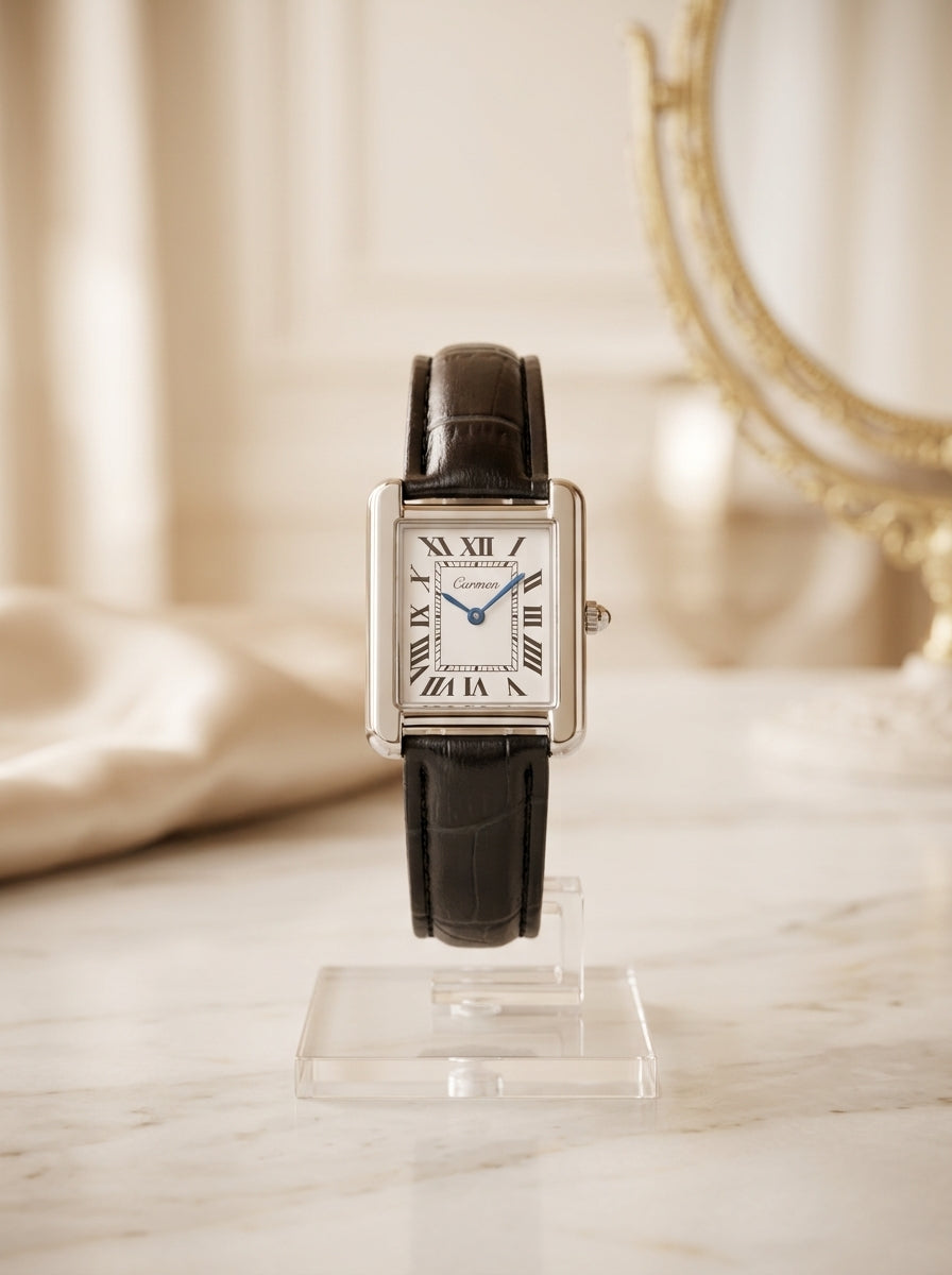 The Heritage Tank Women Strap Watch
