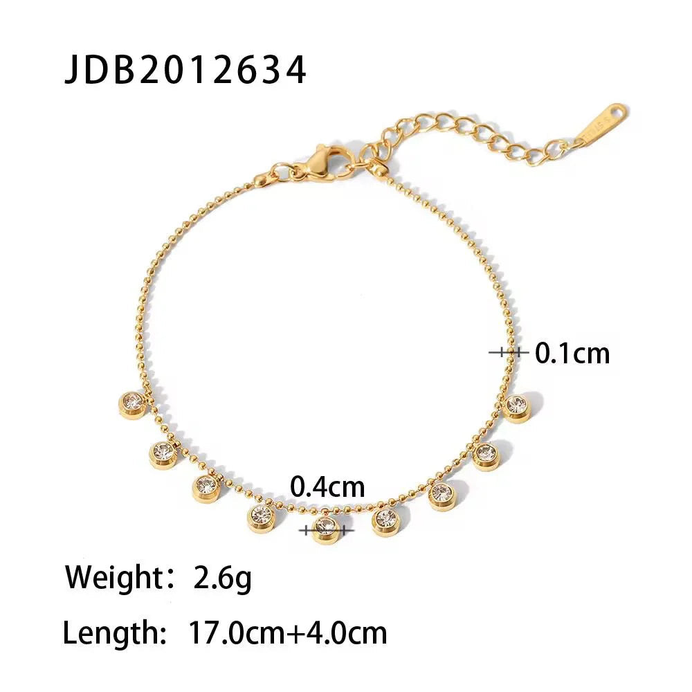 Gold Plated Charm Bracelet