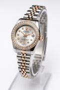 Ro-lex Diamond Glow Datejust Women Watch