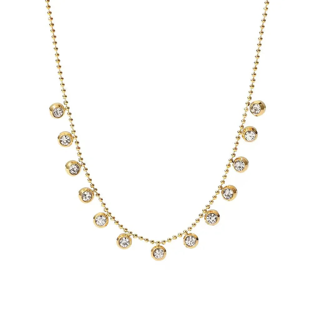Gold Plated Charm Necklace