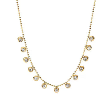 Gold Plated Charm Necklace