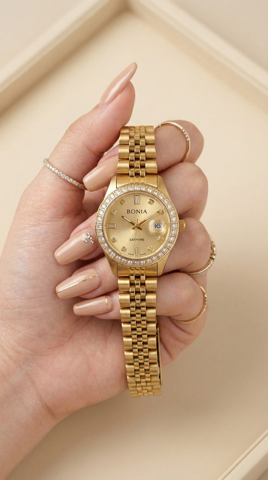 Diamond Sapphire Datejust Women Watch