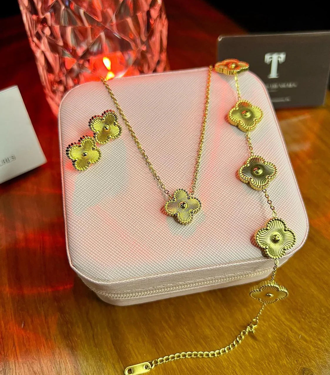 Clover Jewellery Set