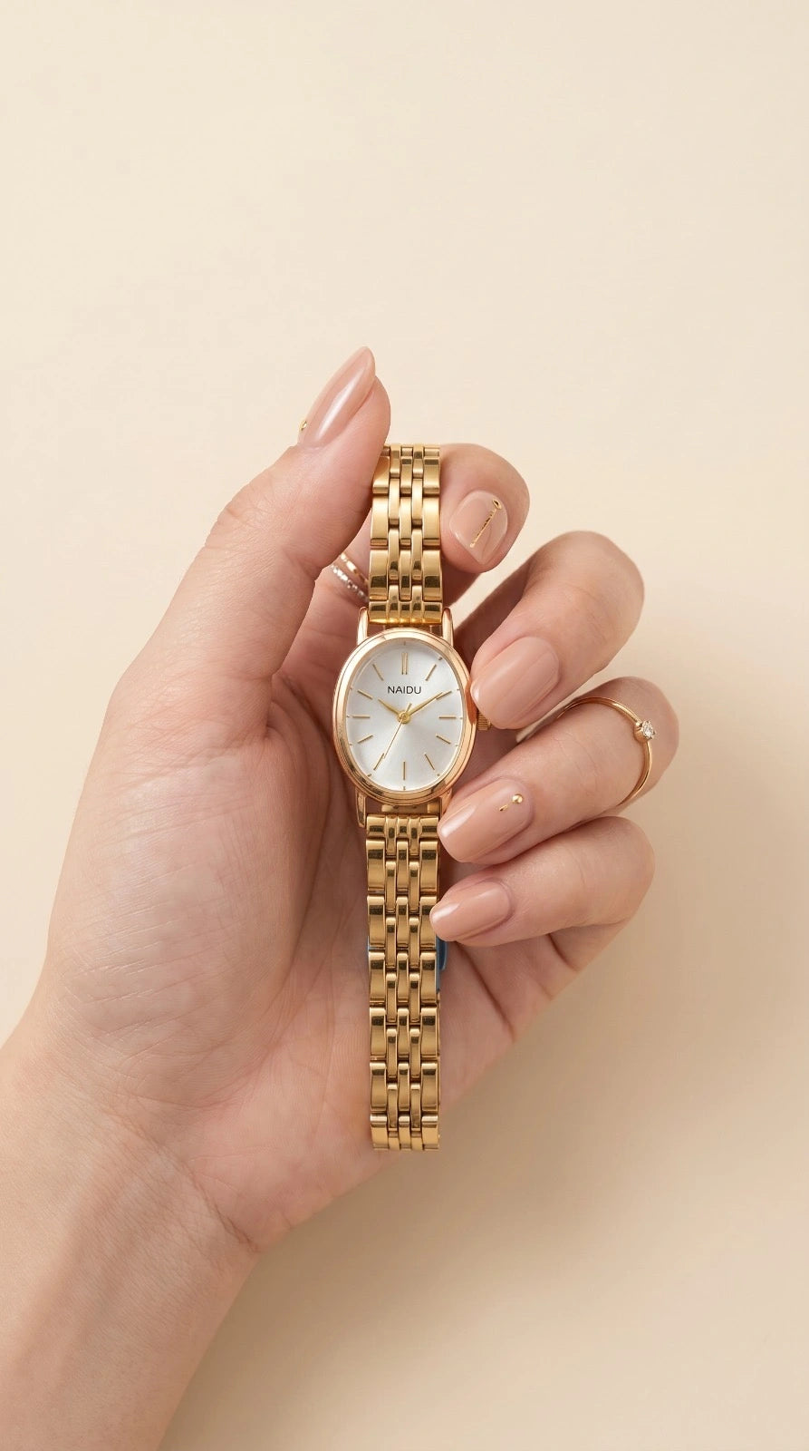 Naidu Aurelia Oval Women Watch – Stylish Office Wear Jewellery Pakistan and Timeless Accessory for Women