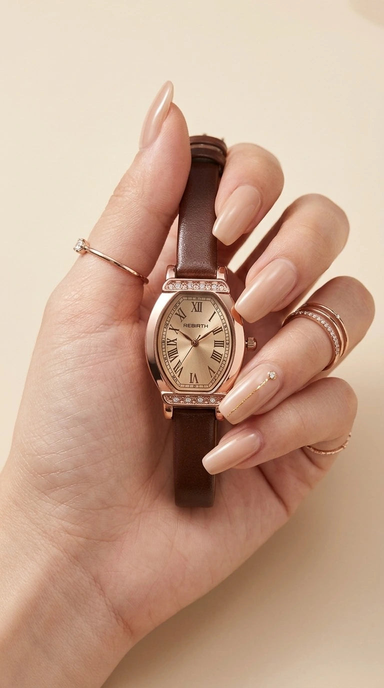 Office wear jewellery Pakistan vintage strap watch