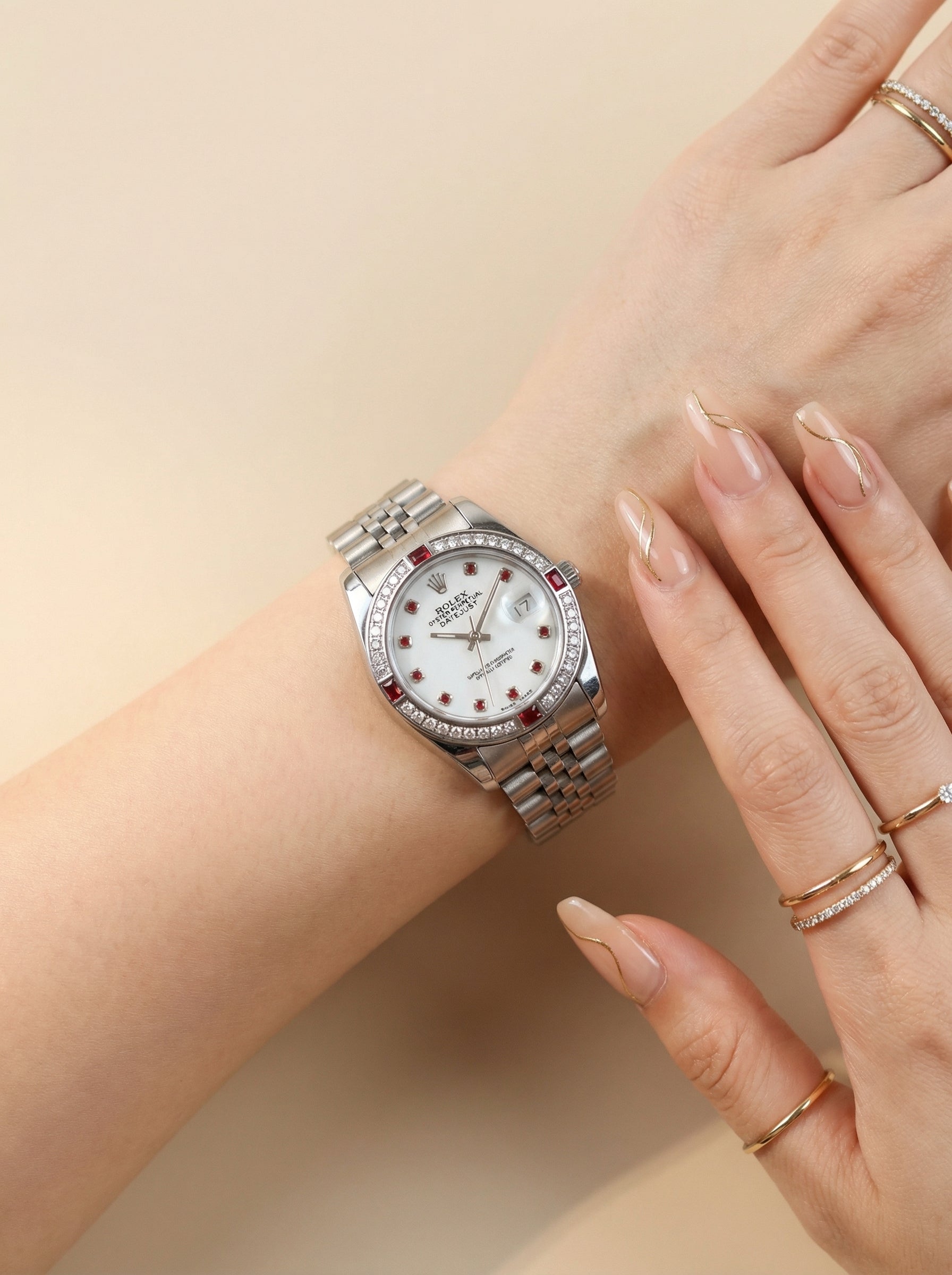 Ro-lex Date Royale Women Watch