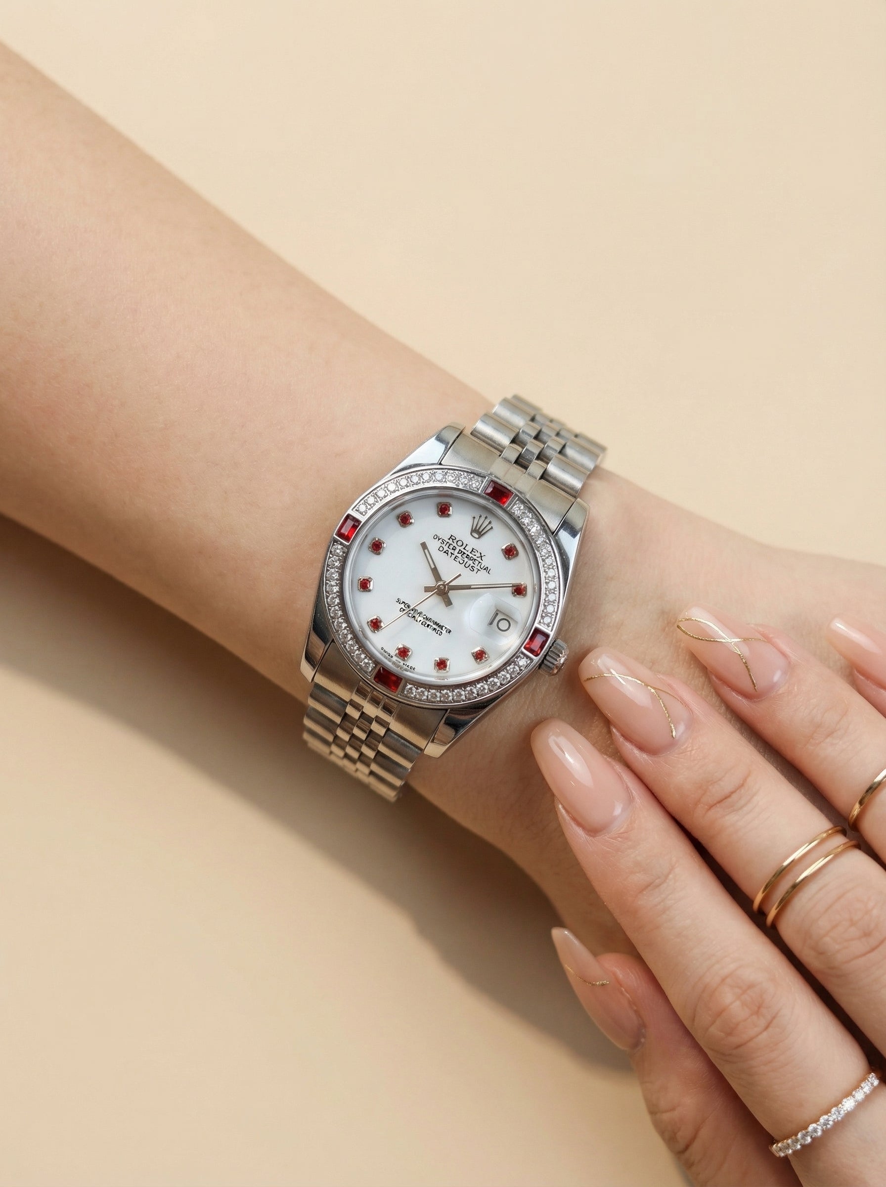 Ro-lex Date Royale Women Watch