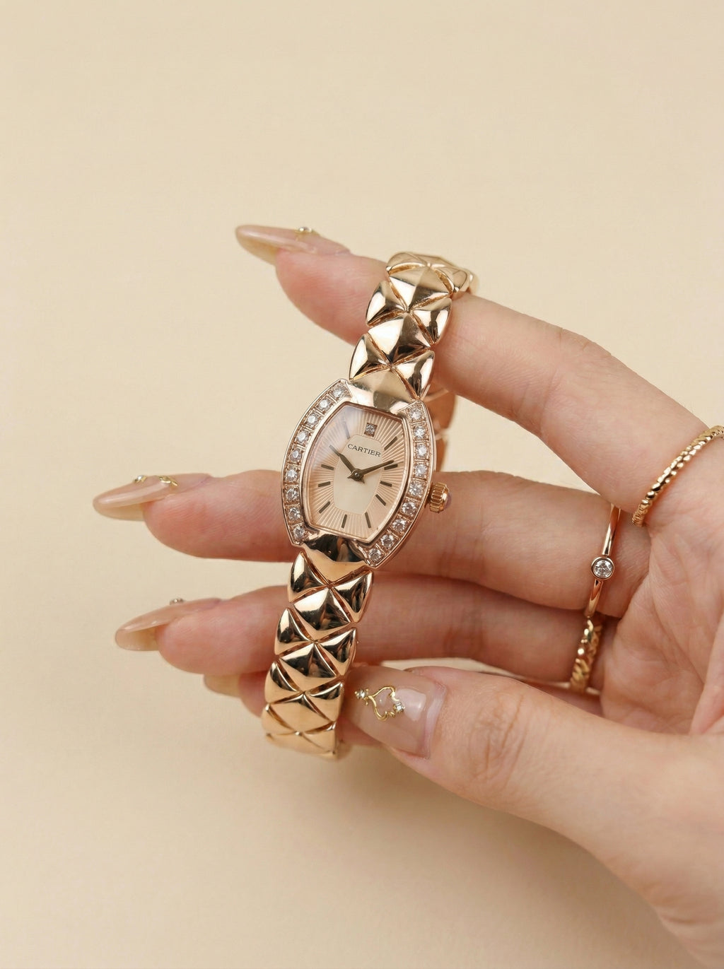 Cartier Rose Elegance Women Watch