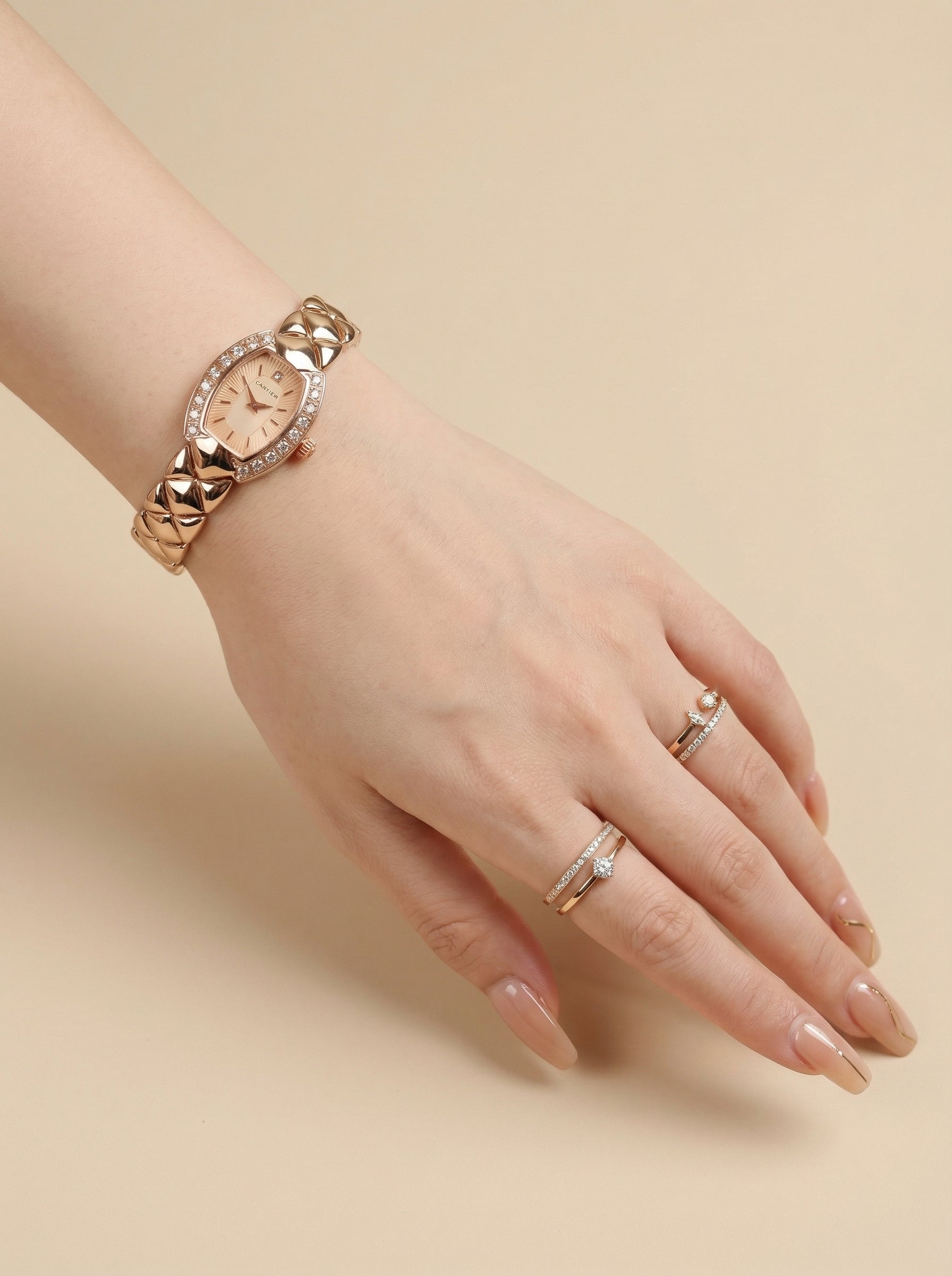 Cartier Rose Elegance Women Watch