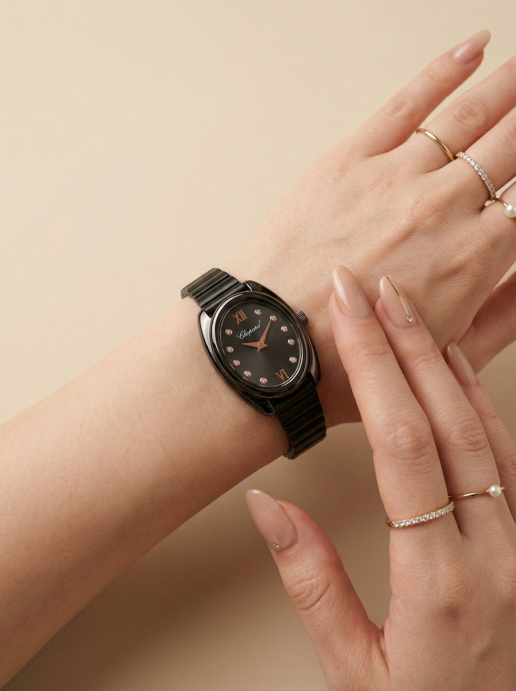 Chopard Black Elegance Women Watch