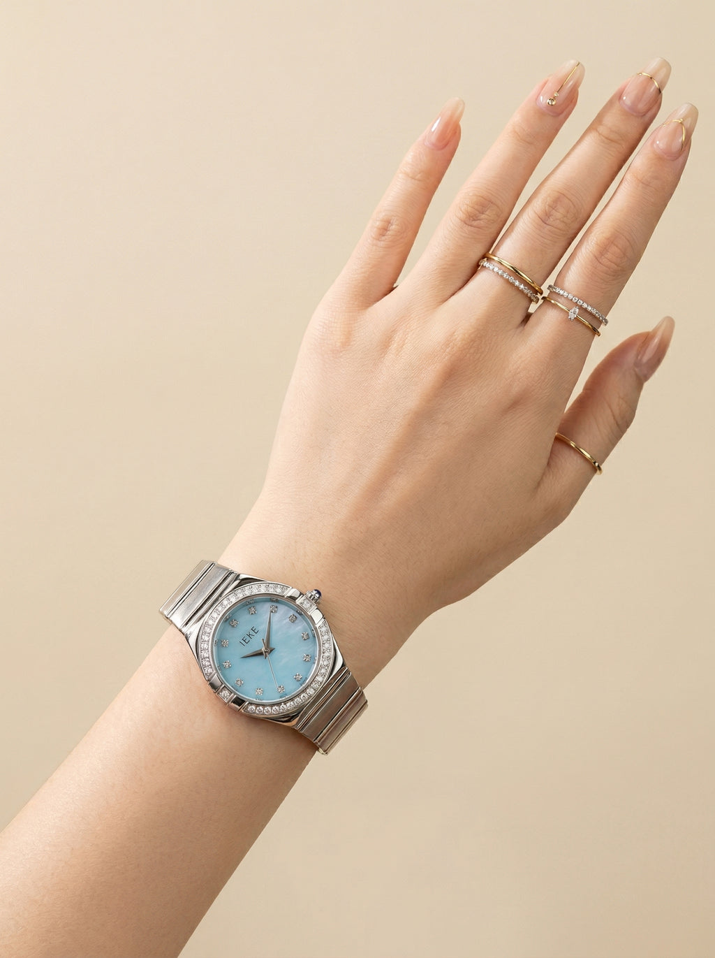 IEKI Skyward Silver Women Watch