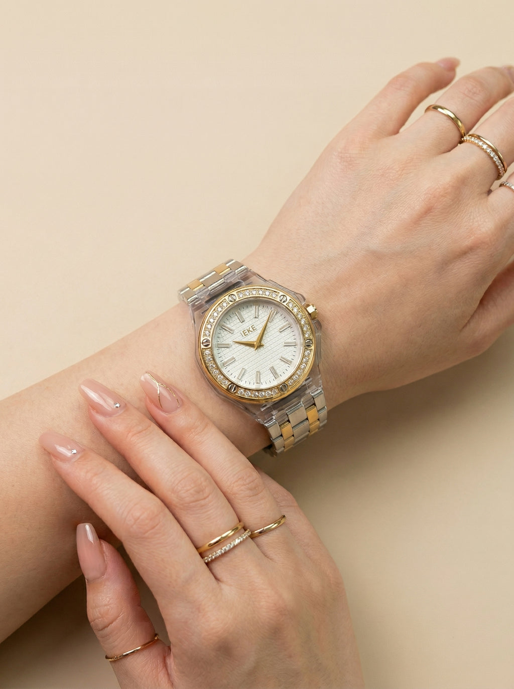 IEKI Sovereign Two-Tone Women Watch