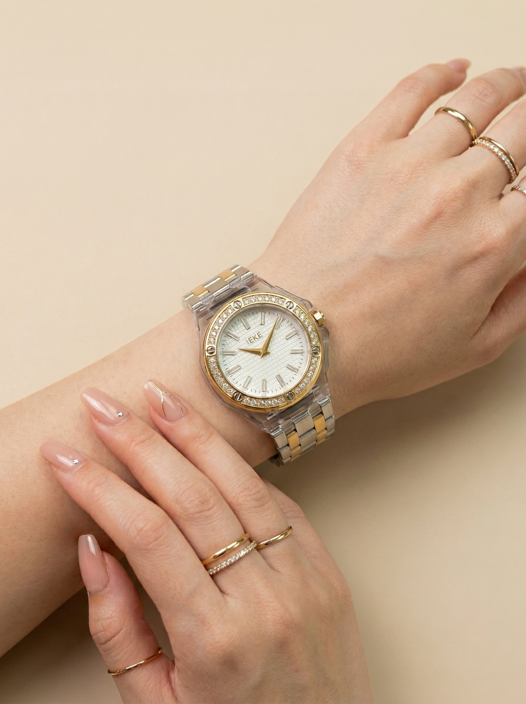 IEKI Sovereign Two-Tone Women Watch