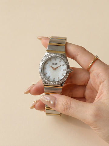 IEKE Ivory Gleam Two-Tone Women Watch
